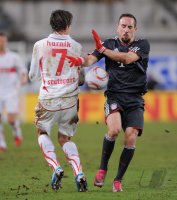 Fussball 1. Bundesliga  Saison 2010/2011: VfB Stuttgart - FC Bayern Muenchen