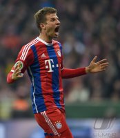 Fussball DFB Pokal Halbfinale 14/15: FC Bayern Muenchen - Borussia Dortmund