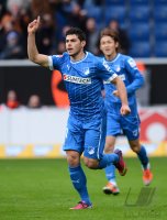 Fussball 1. Bundesliga  2012/2013:  JUBEL Kevin Volland (TSG 1899 Hoffenheim)
