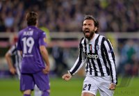 Fussball Europa League Saison 2013/2014: JUBEL Andrea Pirlo (Juventus Turin)