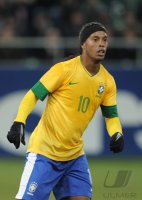 Fussball International  Testspiel:  Ronaldinho (Brasilien) am Ball