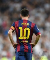 Fussball Primera Division El Clasico 14/15: Lionel Messi (Barca)