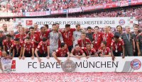 Fussball 1. Bundesliga Saison 17/18: Meister FC Bayern Muenchen