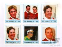 Olympische Spiele 2006 Turin AUT Briefmarken