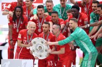 Fussball 1. Bundesliga Saison 18/19: Meister FC Bayern Muenchen