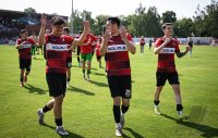 Fussball Relegation zur Regionalliga Sued  2024/2025   
TSG Balingen - Tuerk Guecue Friedberg