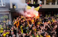 Fussball Deutscher Meister 2010/2011 Borussia Dortmund: Meisterfeier auf dem Borsigplatz