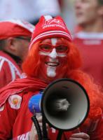 Fussball WM-Qualifikation:  DEN Fan