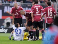 Fussball 1. Bundesliga  Saison 2010/2011:  1. FC Nuernberg - FC Schalke 04