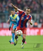 Fussball 1. Bundesliga Saison 14/15: Rafinha (FC Bayern Muenchen)