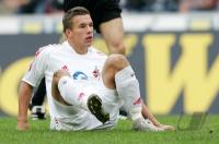 Fussball 1. Bundesliga: Koeln, PODOLSKI enttaeuscht