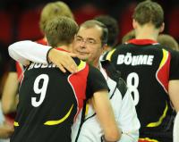 VOLLEYBALL  Olympia 2008   Vorrunde  Maenner  Deutschland - Brasilien