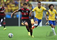FUSSBALL WM 2014, HALBFINALE: Brasilien - Deutschland