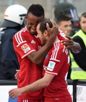 Fussball, 1. Bundesliga  Saison 2014/2015 Relegation: Karlsruher SC - Hamburger SV