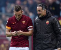 FUSSBALL SERIE A 2014/2015: JUBEL Francesco Totti (AS Rom)