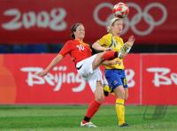 FUSSBALL  Olympia 2008   Viertelfinale  Frauen   Schweden - Deutschland