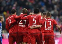 Fussball 1. Bundesliga Saison 15/16: FC Bayern Muenchen - Hertha BSC Berlin