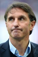 Fussball, 1. Bundesliga  Saison 2014/2015 Relegation: Karlsruher SC - Hamburger SV