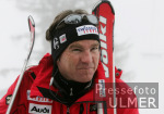 Ski Alpin;  Abfahrt Herren  Wengen Start Max Rauffer (GER) im Hintergrund Eiger, Moench, Jungfrau