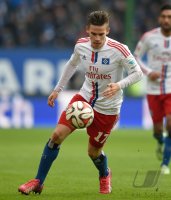 Fussball, 1. Bundesliga  Saison 2014/2015: Hamburger SV - Borussia Moenchengladbach