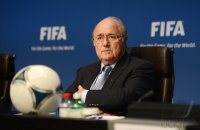 Fussball  International: FIFA Praesident Joseph S. Blatter (Schweiz)