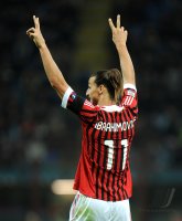 FUSSBALL SERIE A:  Zlatan Ibrahimovic (AC Mailand)