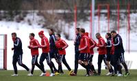 Fussball 1. Bundesliga : Training beim FC Bayern Muenchen