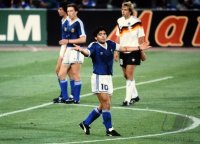 Fussball WM 1990 FINALE: Deutschland - Argentinien