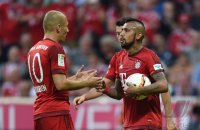 Fussball 1. Bundesliga Saison 15/16: FC Bayern Muenchen - Bayer 04 Leverkusen