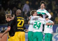 Fussball DFB Pokal  Achtelfinale 08/09   Borussia Dortmund - Werder Bremen
