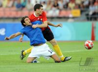 FUSSBALL  Olympia 2008   Viertelfinale  Maenner   Italien - Belgien