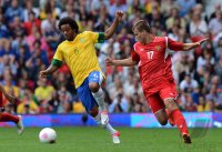 FUSSBALL Olympia 2012 Maenner: Brasilien - Weissrussland