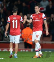 FUSSBALL  CHL  Saison 2013/2014: JUBEL Arsenal London