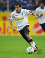 Fussball 1. Bundesliga, Saison 2011/2012: Moenchengladbach, ARANGO am Ball
