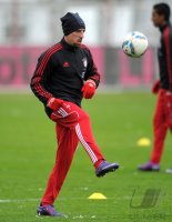 Fussball 1. Bundesliga: Training beim FC Bayern Muenchen