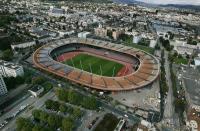 FUSSBALL EM 2008 Luftbild Stadion Letzigrund