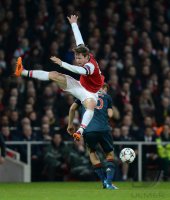 Fussball International CHL Saison 13/14: Arsenal London - FC Bayern Muenchen