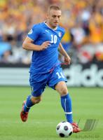FUSSBALL EURO 2008: Italien, De Rossi Einzelaktion