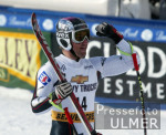 SKI   Weltcup Abfahrt Mnner JUBEL; Hans Knauss (AUT) belegt Platz 2.