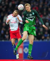Fussball: 1. Bundesliga Saison 2010/2011: Hamburger SV - SV Werder Bremen