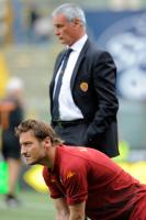 FUSSBALL SERIE A:  Claudio Ranieri, Francesco Totti (AS Rom)