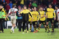 Fussball DFB Pokal Viertelfinale 15/16: VfB Stuttgart - Borussia Dortmund