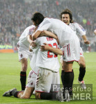 Fussball UCL: Eindhoven - Mailand,  Torjubel nach dem 3:1