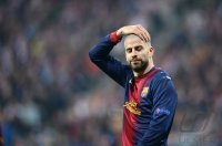 FUSSBALL INTERNATIONAL CHL HALBFINALE 12/13: Gerard Pique (Barca)