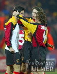 Fussball UCL: Galatasary - Juventus, Jubel n. 1:0