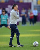 FUSSBALL INTERNATIONAL EURO 2012 FINALE :  Trainer Cesare Prandelli (Italien)