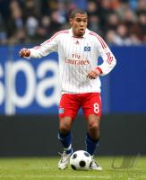 Fussball 1. Bundesliga: Hamburg, DE JONG Einzelaktion