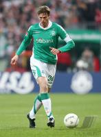 Fussball 1. Bundesliga: Werder, BOROWSKI Einzelaktion