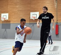Basketball 2. Bundesliga 19/20 Tigers Tuebingen besuchen Geschwister-Scholl-Schule