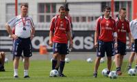 Fussball 1. Bundesliga: Training beim FC Bayern Muenchen